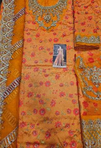 Kanwal Malik Wedding Edition 2026 orange rust frawk