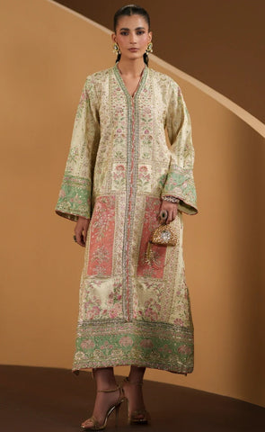 Ethnc Party Wear 2026 Laser Work Long Shirt