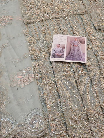 EPOQUE Bridal Couture Hit Code CHARTREUSE Sky Aqua Maxi