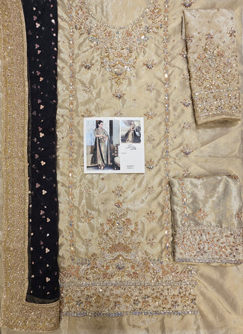 Haris Shakeel Bridal Wedding Edition 2026 Hit Code Zari Masoori Gold