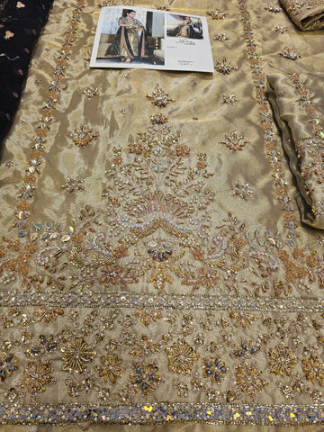 Haris Shakeel Bridal Wedding Edition 2026 Hit Code Zari Masoori Gold