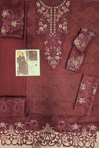 MariaB Luxury Chiffon 2026 Hit Code Maroon