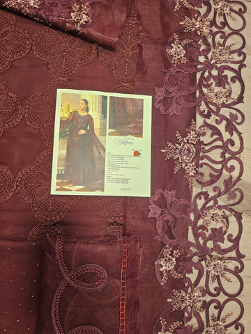 MariaB Luxury Chiffon 2026 Hit Code Maroon