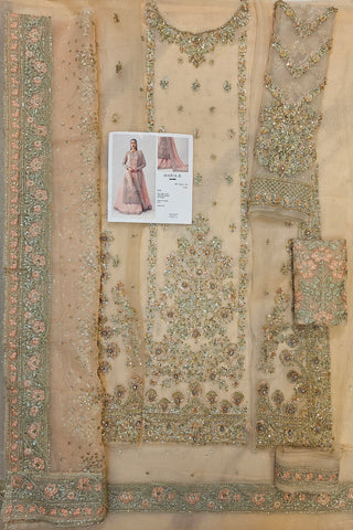 Mariab Bridal Couture 2026 Peach