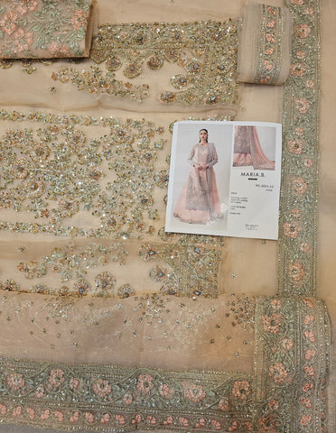 Mariab Bridal Couture 2026 Peach