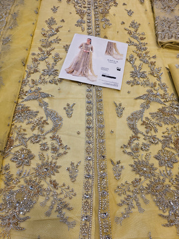 MariaB Bridal Couture Shadmani 2026 Light Lemon