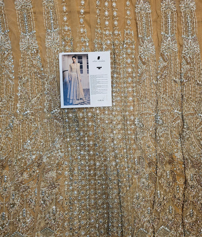 Saira Shakira Bridal Couture 2026 peachy Gold Maxi