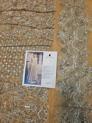 Saira Shakira Bridal Couture 2026 peachy Gold Maxi