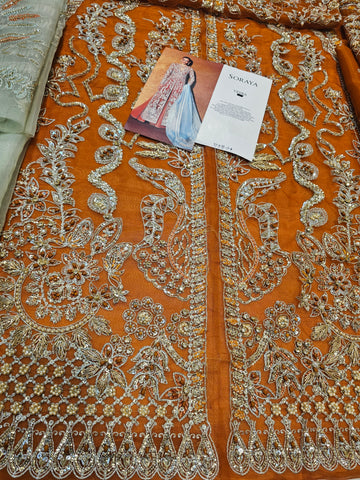 Soraya Wedding Edition 2026 Rust Orange Long Open Shirt