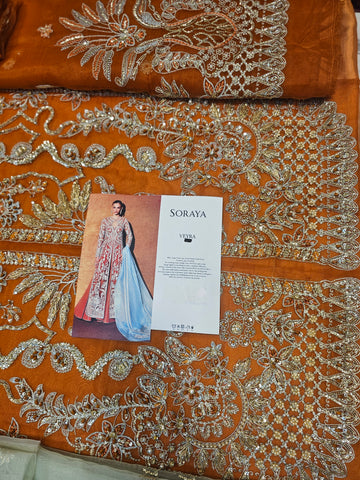 Soraya Wedding Edition 2026 Rust Orange Long Open Shirt