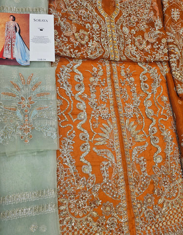 Soraya Wedding Edition 2026 Rust Orange Long Open Shirt