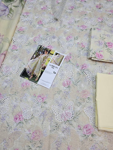 Mariab MPrints Lawn 2026 hit Code 1B yellow