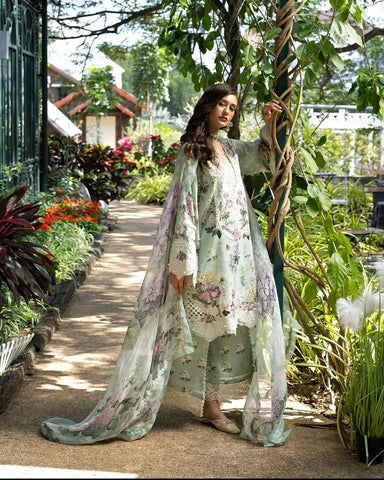 Elaf Signature Premium Embroidered Lawn 2026 mint