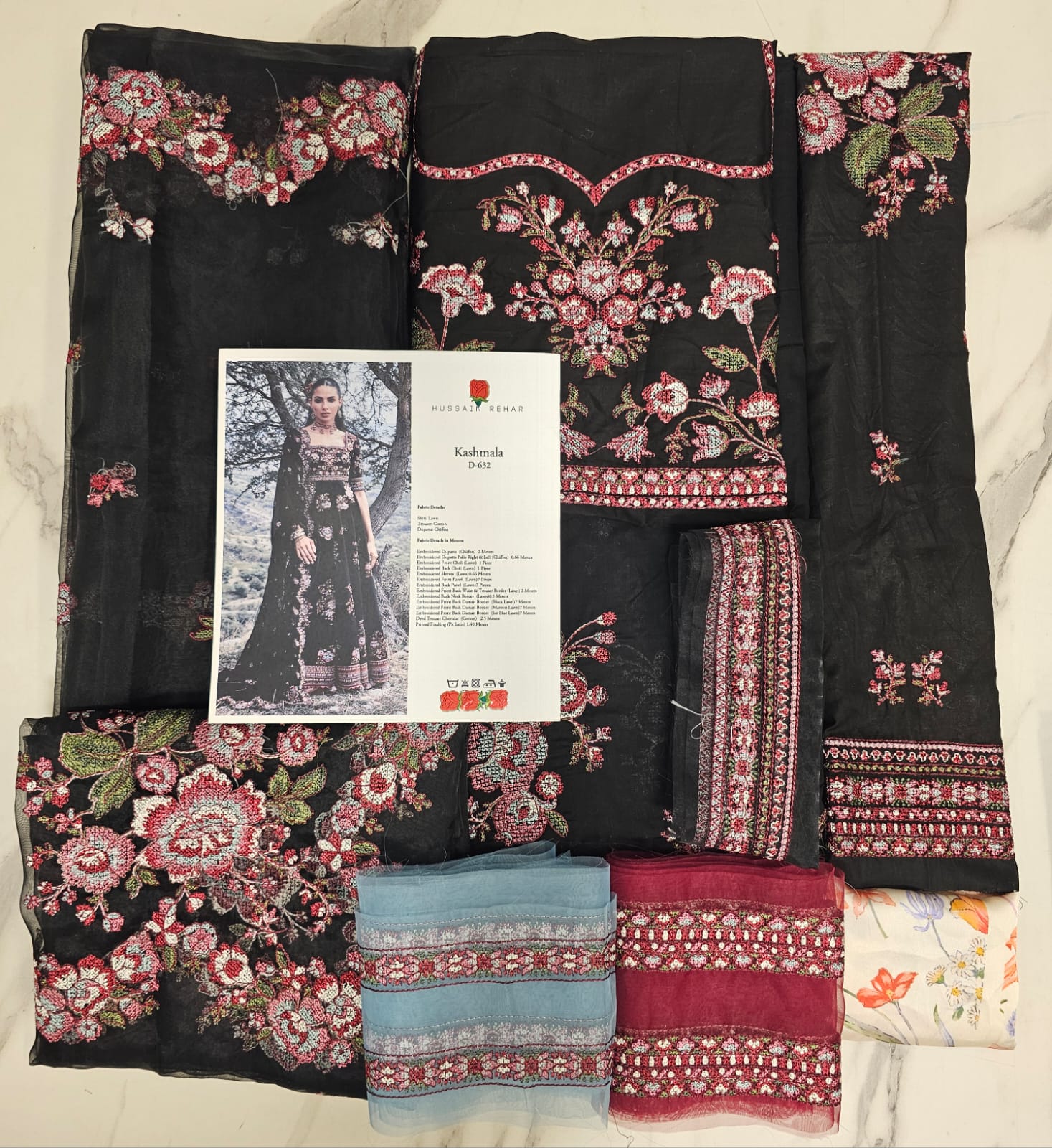 Hussain Rehar Luxury Lawn Eid ul Azha 2026 Hit Code Kashmala