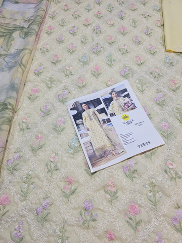MariaB Mprints Lawn 2026 Eid ul azha Hit Code 1A Yellow