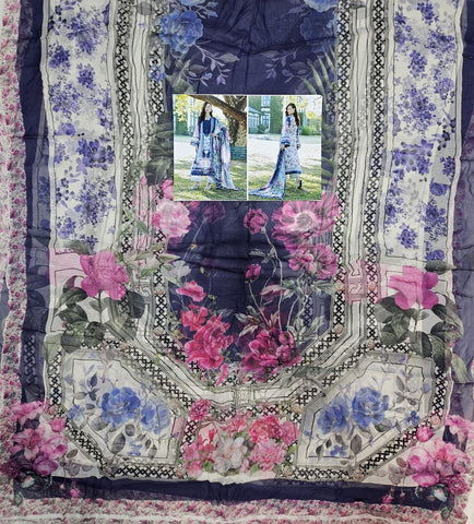 Elaf Luxury Lawn Embroidered prints 2026 Hit Code