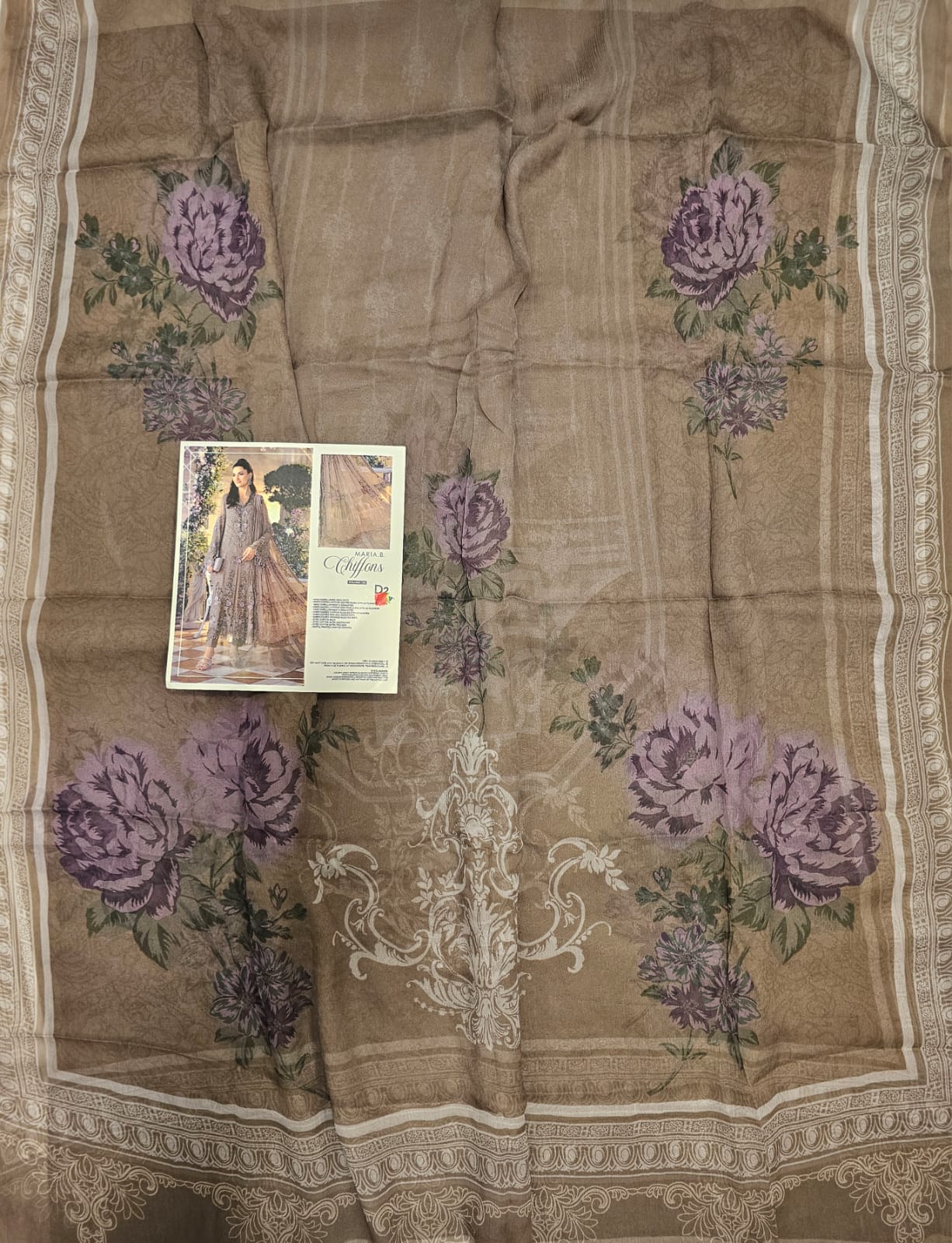 Mariab Luxury Chiffon 2026 Hit Code D2