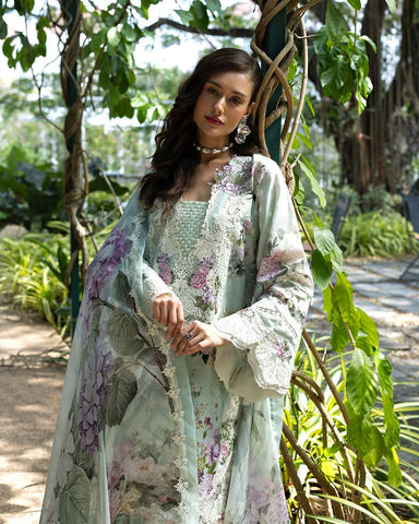 Elaf Signature Premium Embroidered Lawn 2026 mint
