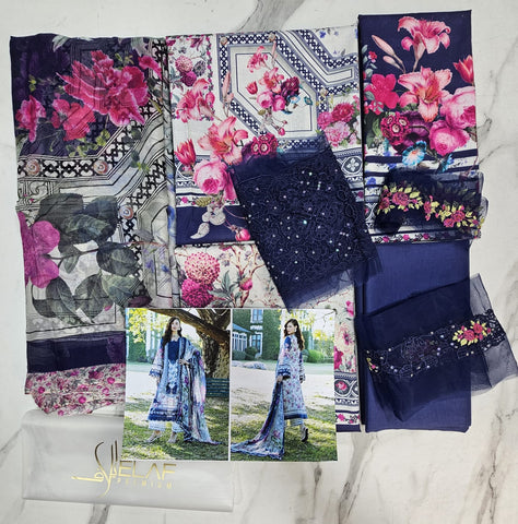 Elaf Luxury Lawn Embroidered prints 2026 Hit Code