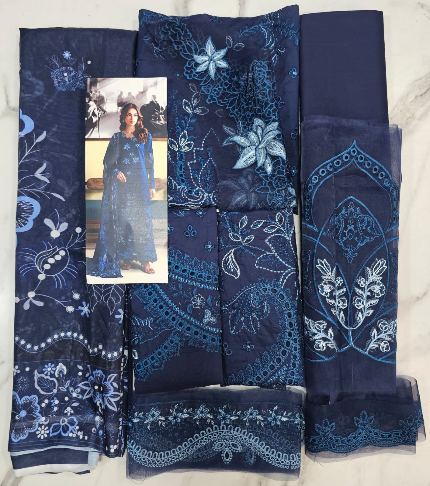Neeshay Luxury Lawn 2026 hit Code Zink Silk Dupata