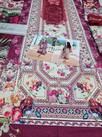 Elaf Luxury Lawn Embroidered prints 2026 Hit Code