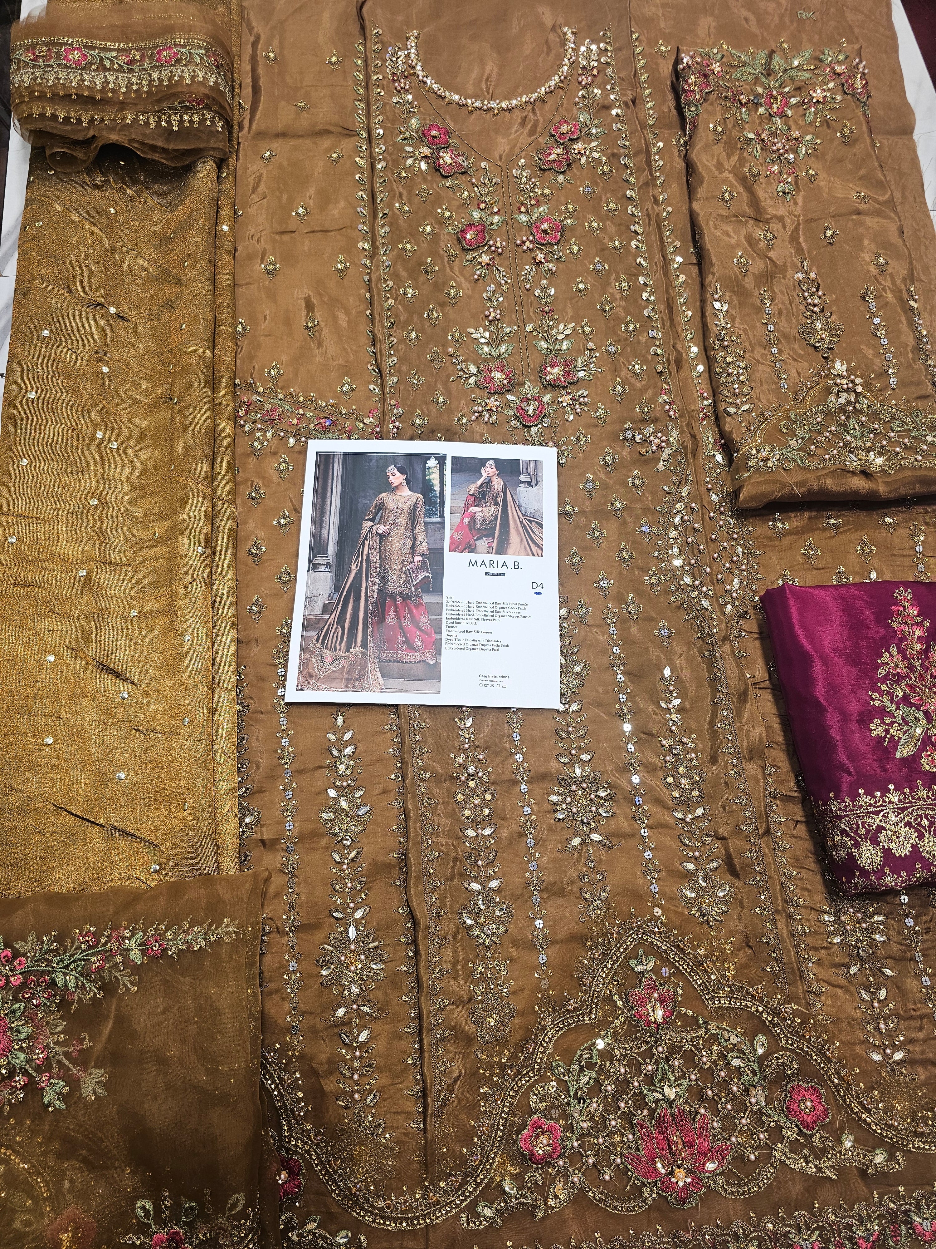 MariaB Soiree Latest Party Wear 2026 Hit Code D4
