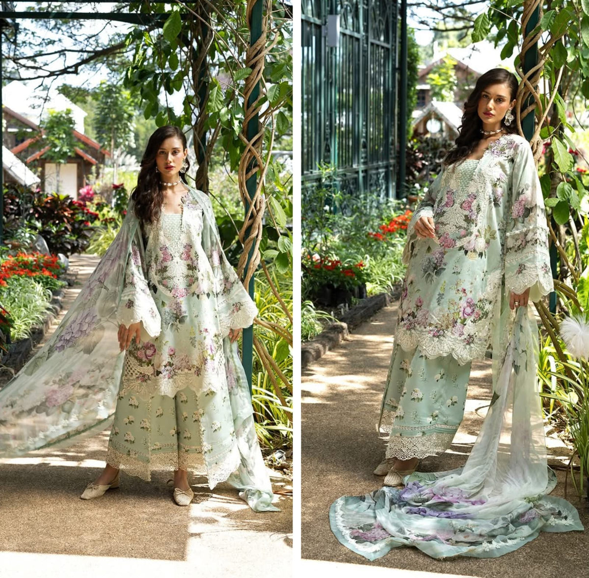 Elaf Signature Premium Embroidered Lawn 2026 mint