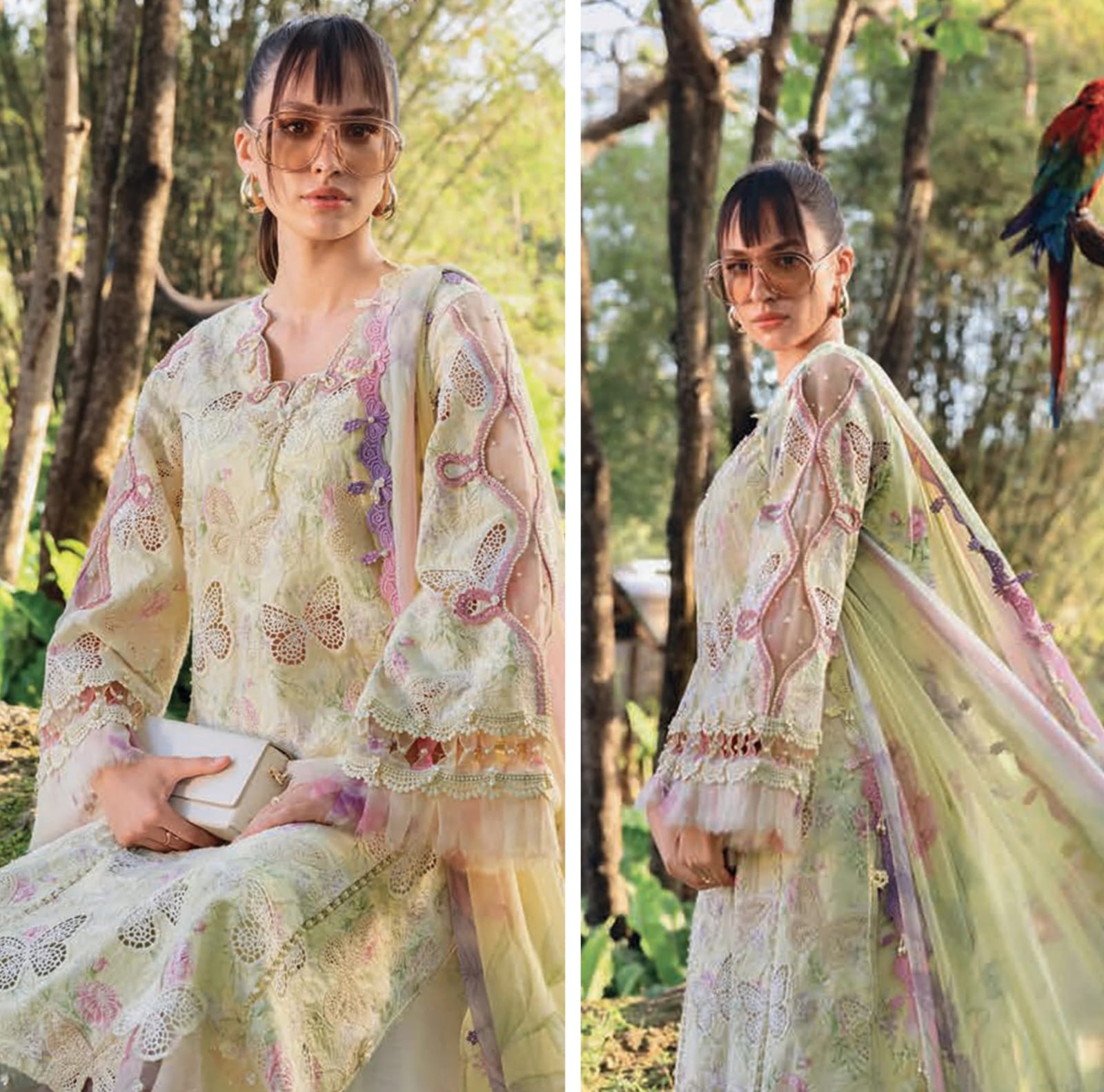 Mariab MPrints Lawn 2026 hit Code 1B yellow