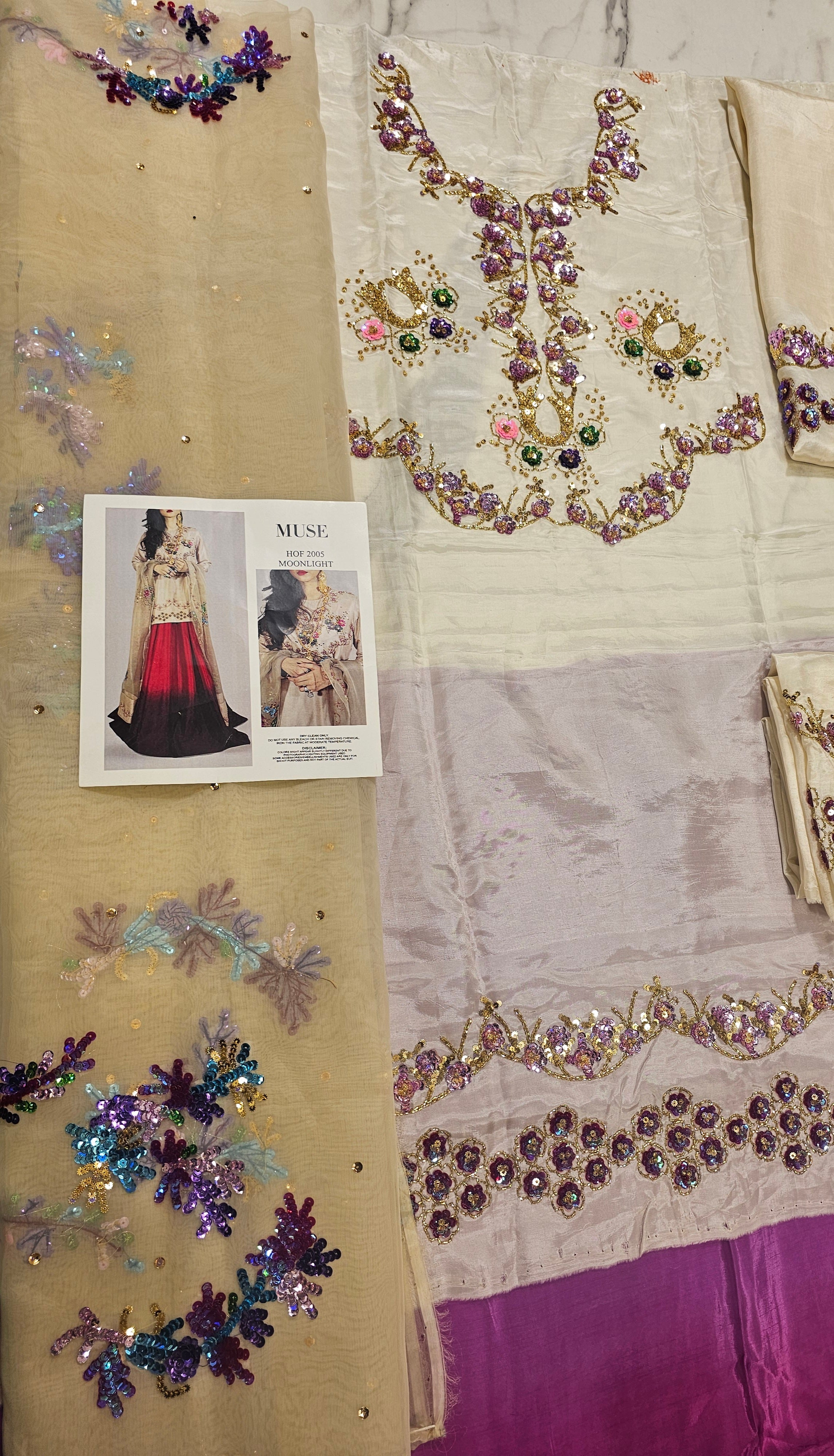 Muse Luxe 2025 Party Wear Zari Collection