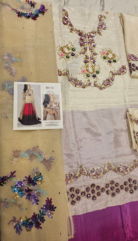 Muse Luxe 2025 Party Wear Zari Collection