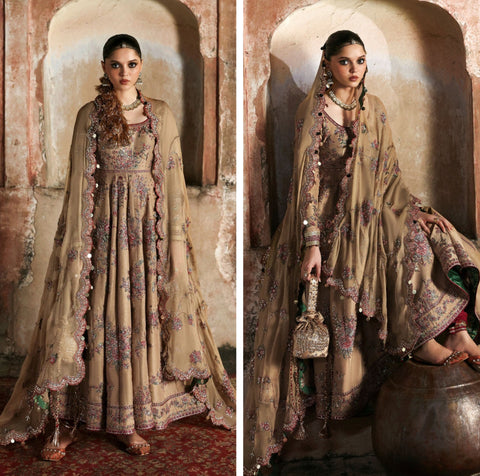 Hussain Rehar Luxury Wedding Edition Hit Code Mahvash Skin Brown