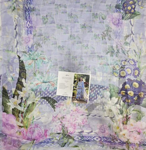 Elaf Signature Premium Embroidered Lawn 2026 moonlight