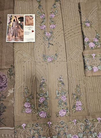 Mariab Luxury Chiffon 2026 Hit Code D2