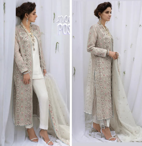 Hussain Rehar Party Wear 2025 Hit Code Shesha Work