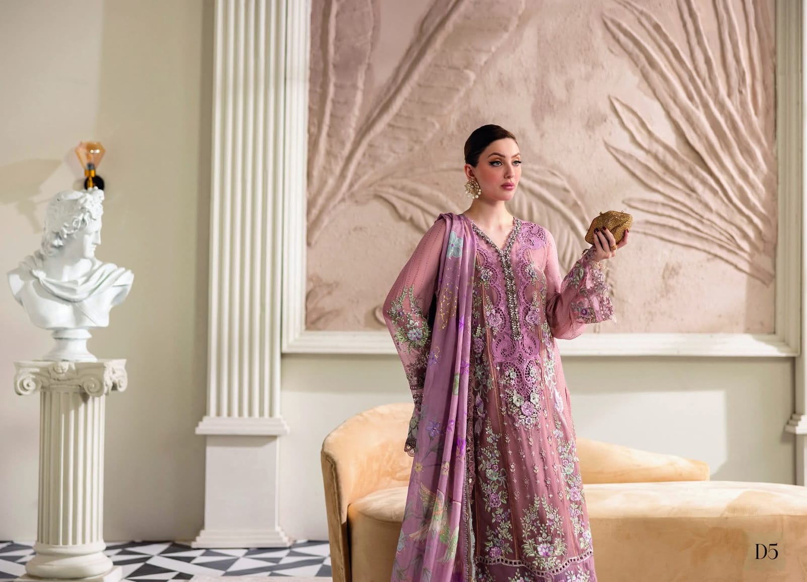 MariaB Luxury Chiffon Collection 2025 Hit Code D5