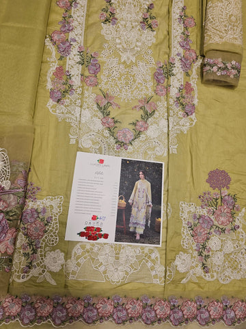 Elaf Luxury Lawn 2026 Eid ul Azha Hit Code D-8 Pistachia