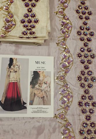 Muse Luxe 2025 Party Wear Zari Collection