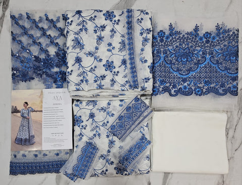 Faiza saqlain Luxury Lawn 2026 Hit Code jehona