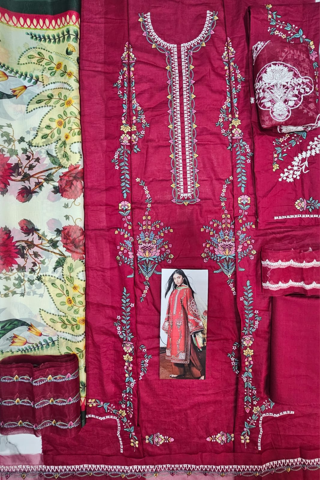 Jugnu by Hussain Rehar 2026 Hit Code Red Silk Dupata