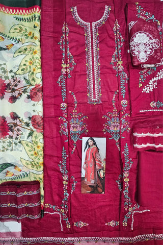 Jugnu by Hussain Rehar 2026 Hit Code Red Silk Dupata