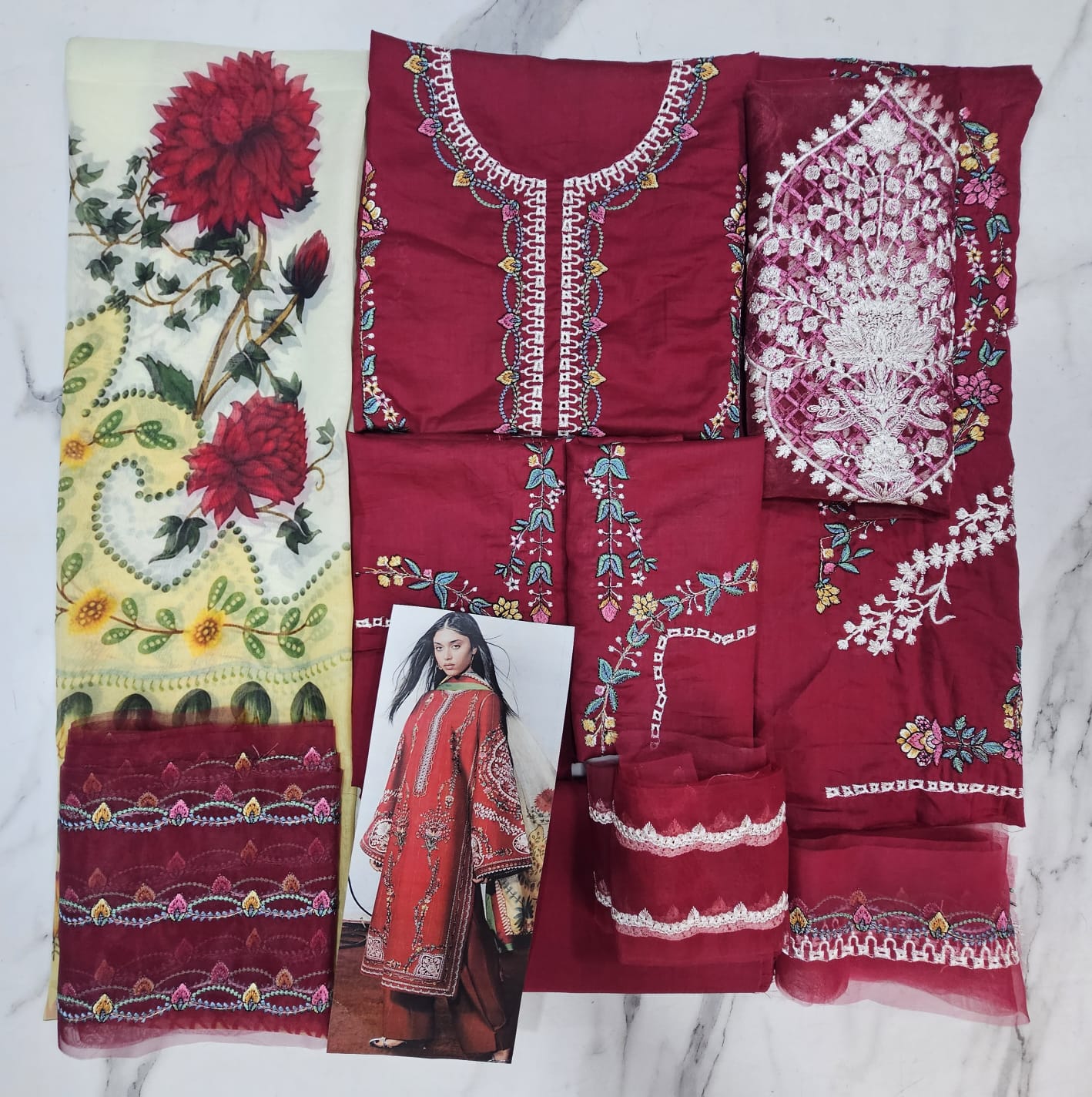 Jugnu by Hussain Rehar 2026 Hit Code Red Silk Dupata
