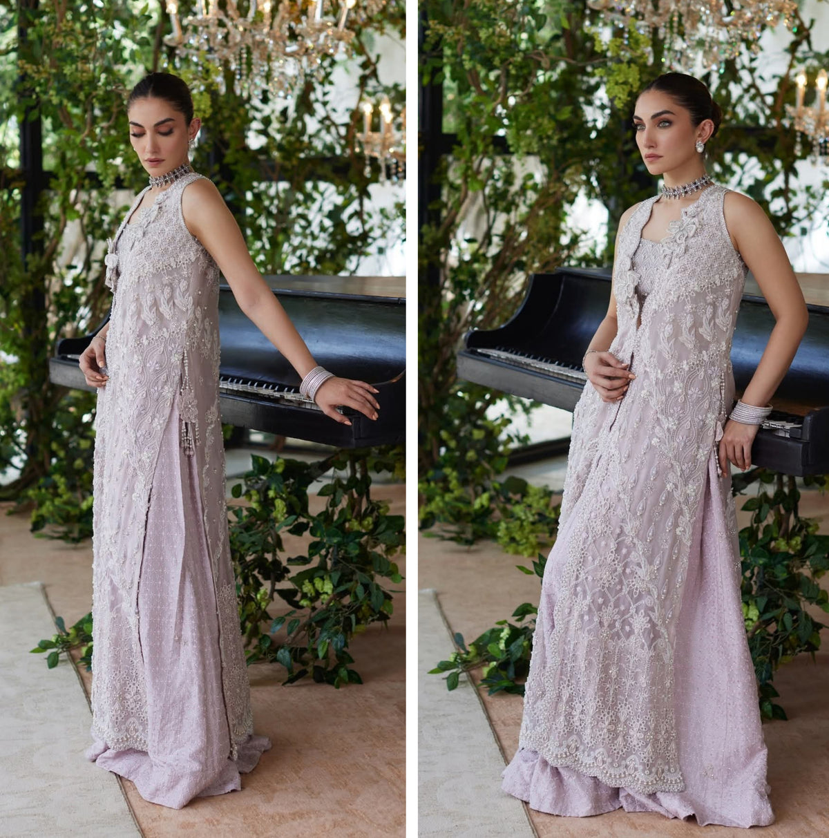 Farah Talib Aziz party Wear 2025/26 Lylic Noemie Rose Jacket
