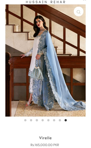 Hussain Rehar party Wear 2025 Hit Code Virelle