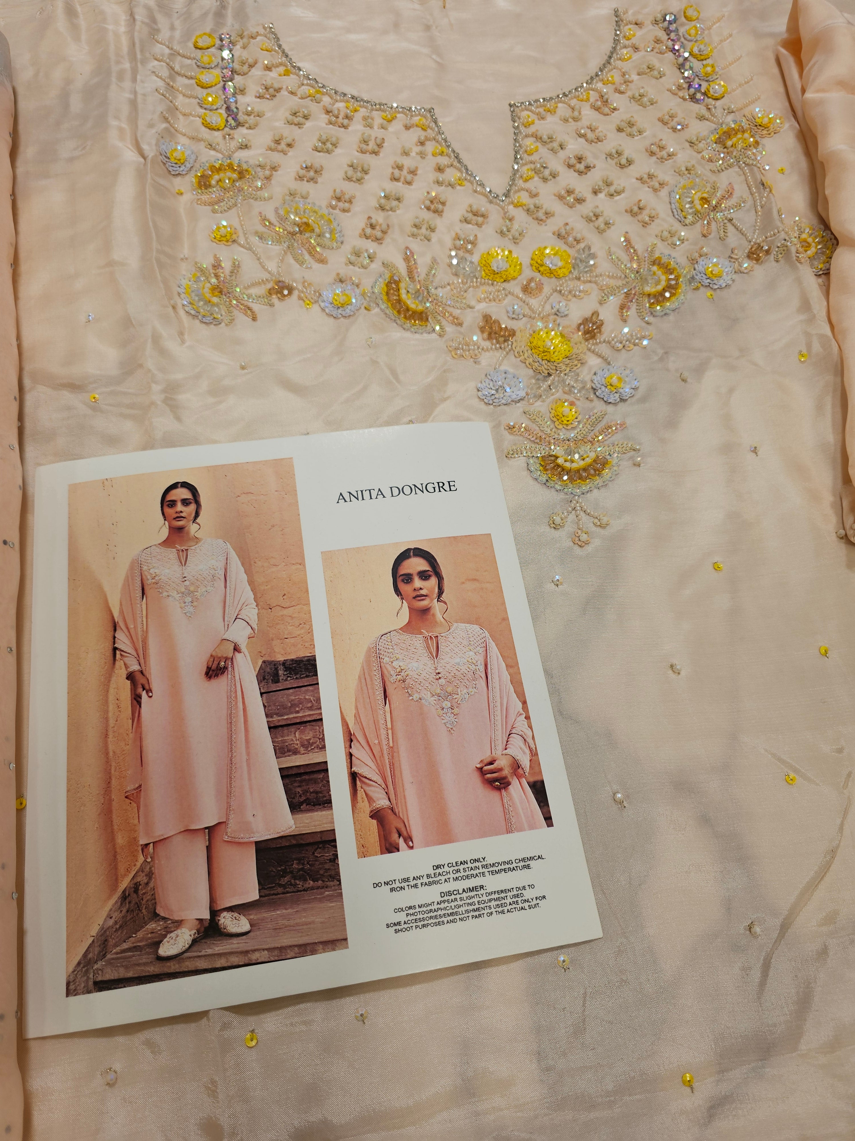 Creation Party Wear 2025 Pure tussel Silk Powder Pink