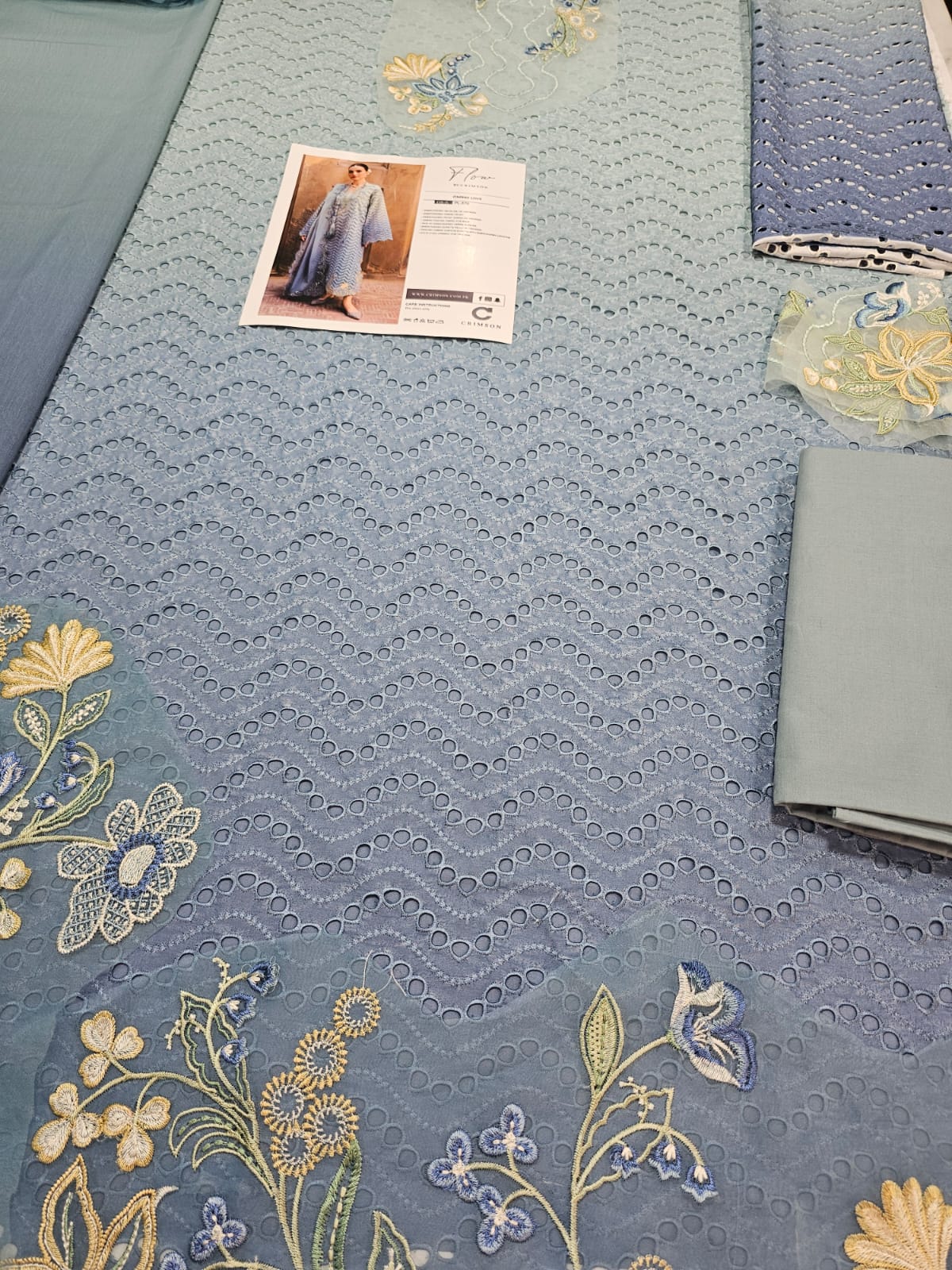 Crimson Luxury Lawn 2026 Hit Code 8-A Ombre Love