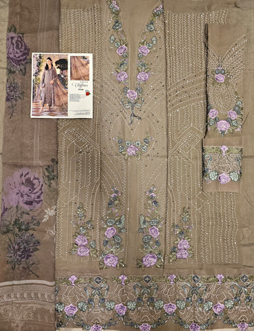 Mariab Luxury Chiffon 2026 Hit Code D2