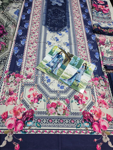 Elaf Luxury Lawn Embroidered prints 2026 Hit Code