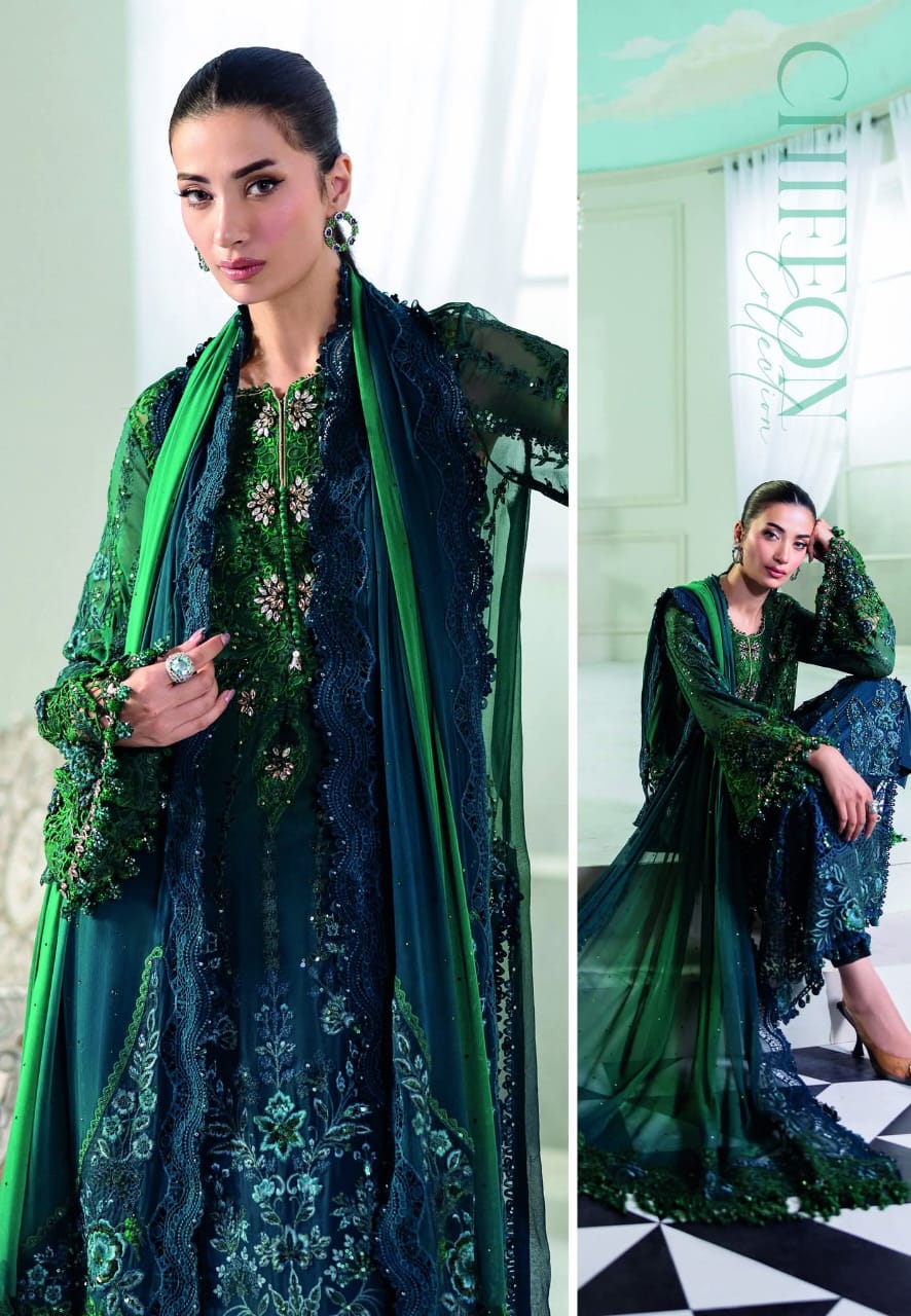 MariaB Luxury Chiffon Collection 2025 Hit Code D5