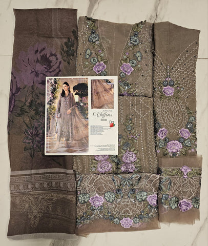Mariab Luxury Chiffon 2026 Hit Code D2