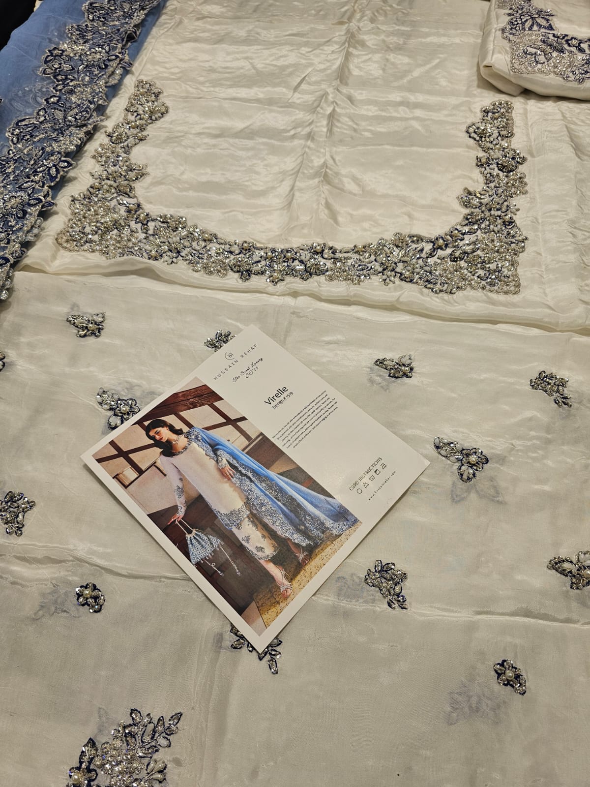 Hussain Rehar party Wear 2025 Hit Code Virelle